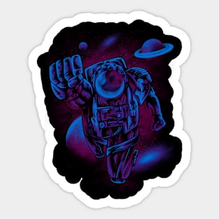 Space Man Sticker